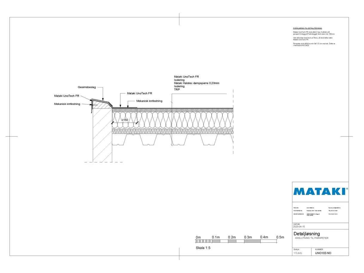 MATAKI_UNOTECH_FR-ANSLUTNING_TIL_PARAPETER