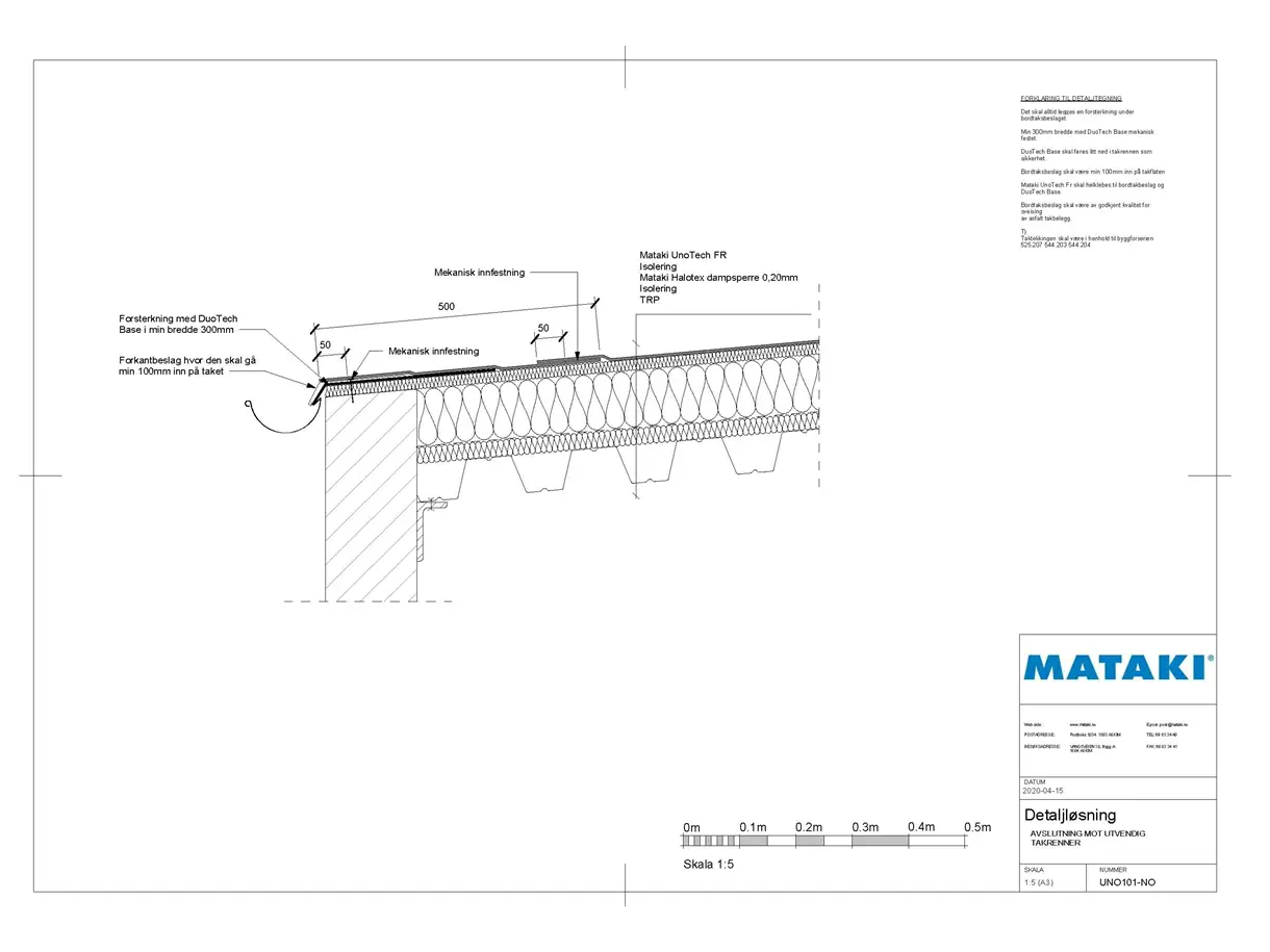 MATAKI_UNOTECH_FR-ANSLUTNING_MOT_UTVENDIG_TAGRENNER