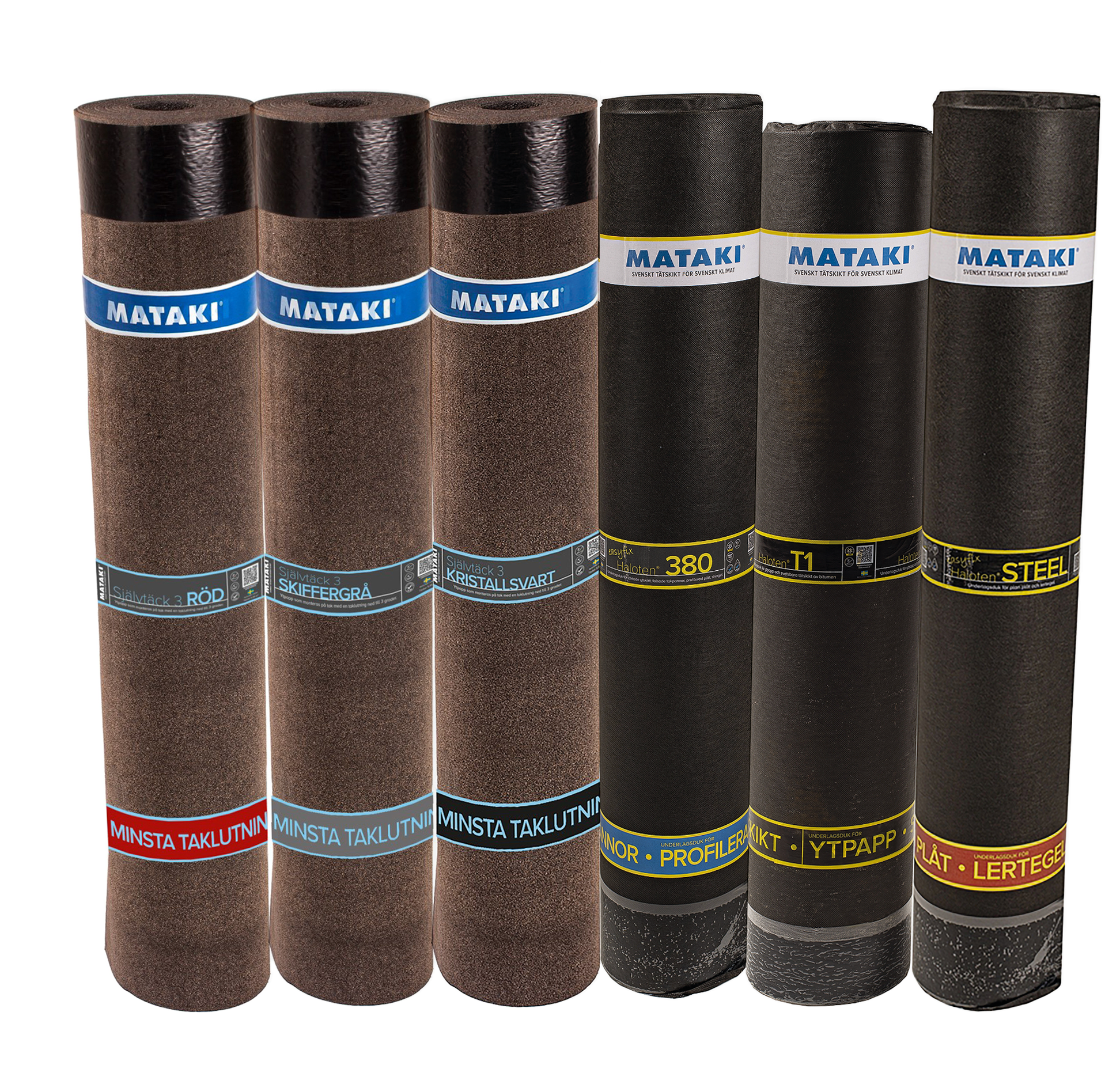 Ruller fra Mataki med ny emballasje